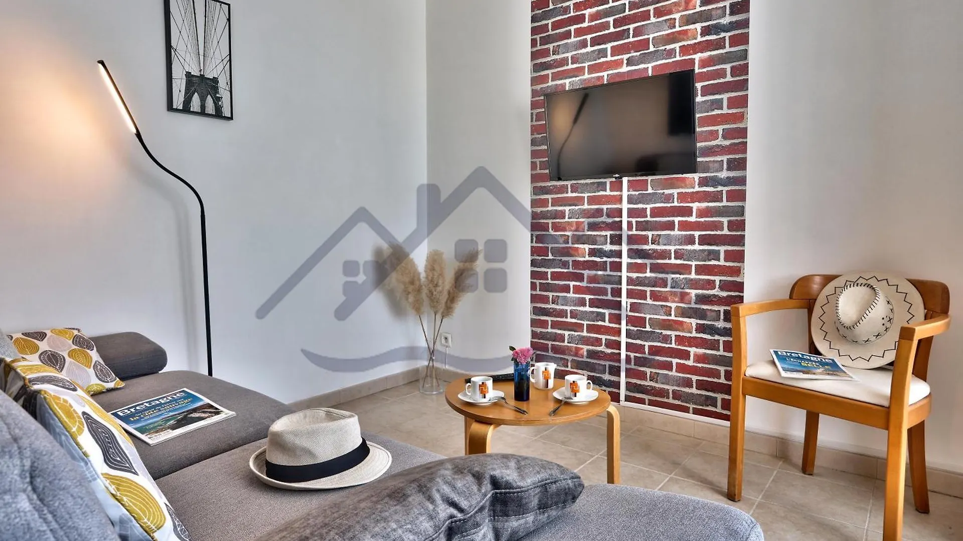 Localise - B02- Appartement Vue Mer - Plage Et Centre A Pied - Balcon - Wifi Inclus - Draps Inclus - Animaux Bienvenus Tréffiagat
