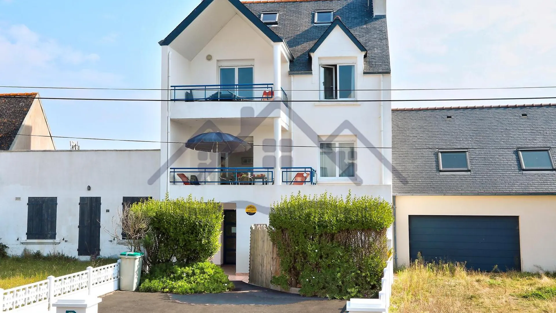 Localise - B02- Appartement Vue Mer - Plage Et Centre A Pied - Balcon - Wifi Inclus - Draps Inclus - Animaux Bienvenus Tréffiagat Apartman